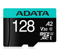 Karta pamięci Adata microSD 128GB 100MB/s AUSDX128GUI3V30SA2-RA1